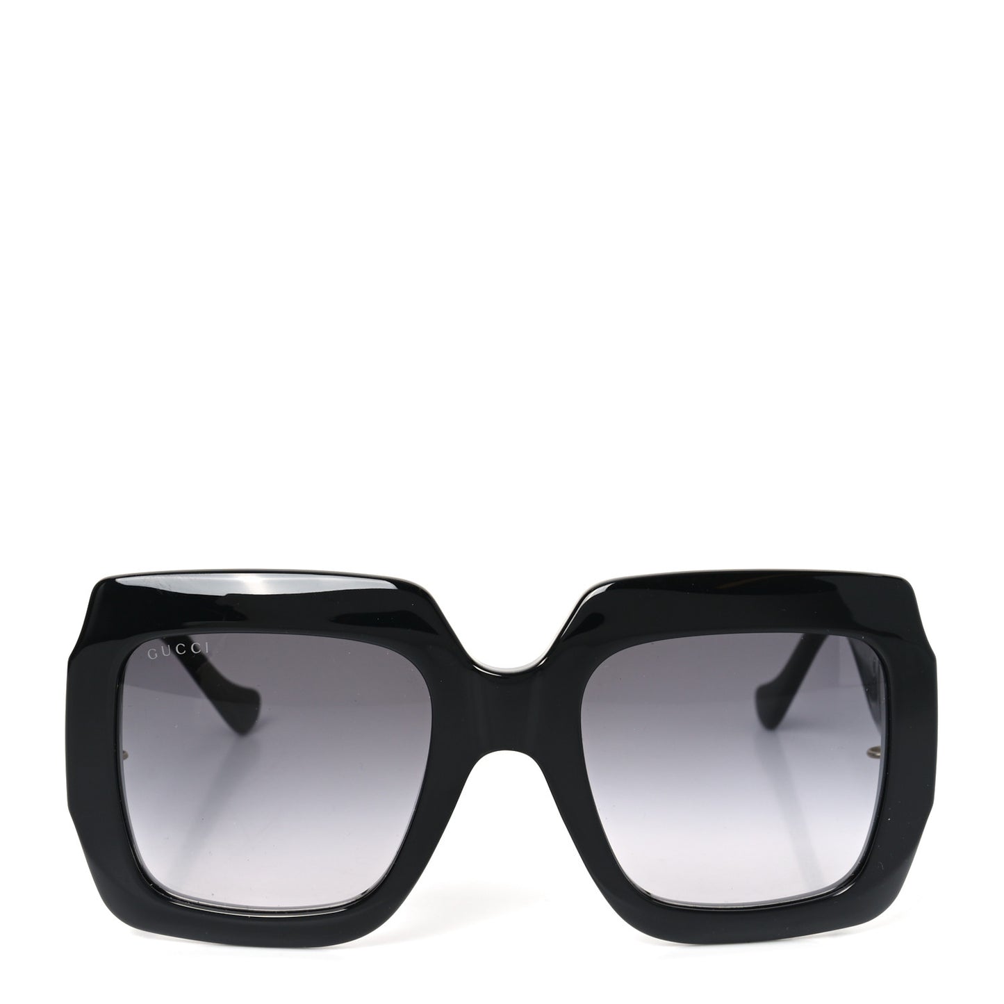 Acetate Square Frame Chain Sunglasses GG1022S Black