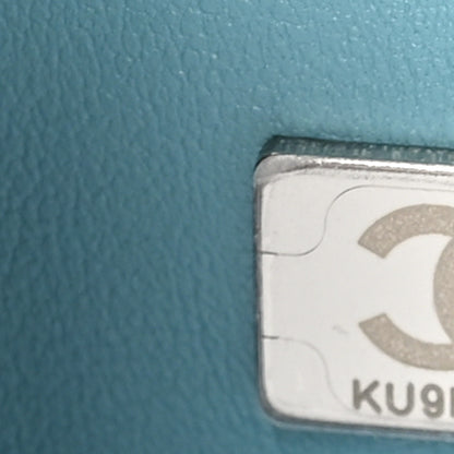 Chanel Lambskin Quilted Jumbo Double Flap Blue 7 of 10