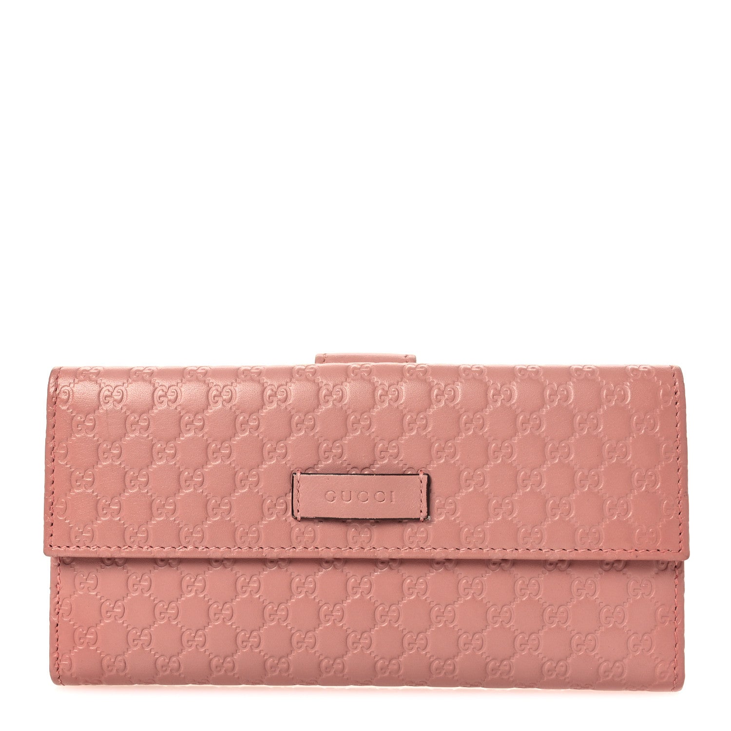 Gucci Microguccissima Continental Flap Wallet Soft Pink 1 of 8