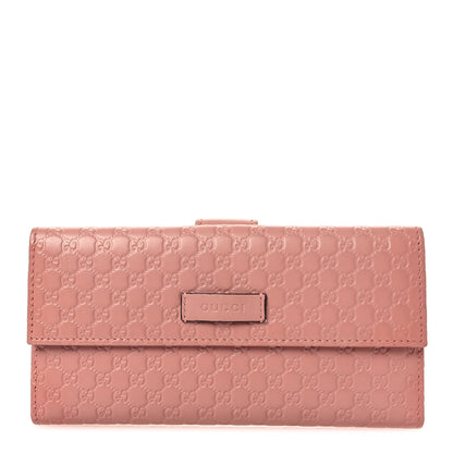 Gucci Microguccissima Continental Flap Wallet Soft Pink 1 of 8