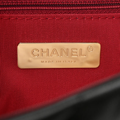 Chanel Goatskin Quilted Medium Chanel 19 Flap Black 6 of 11
