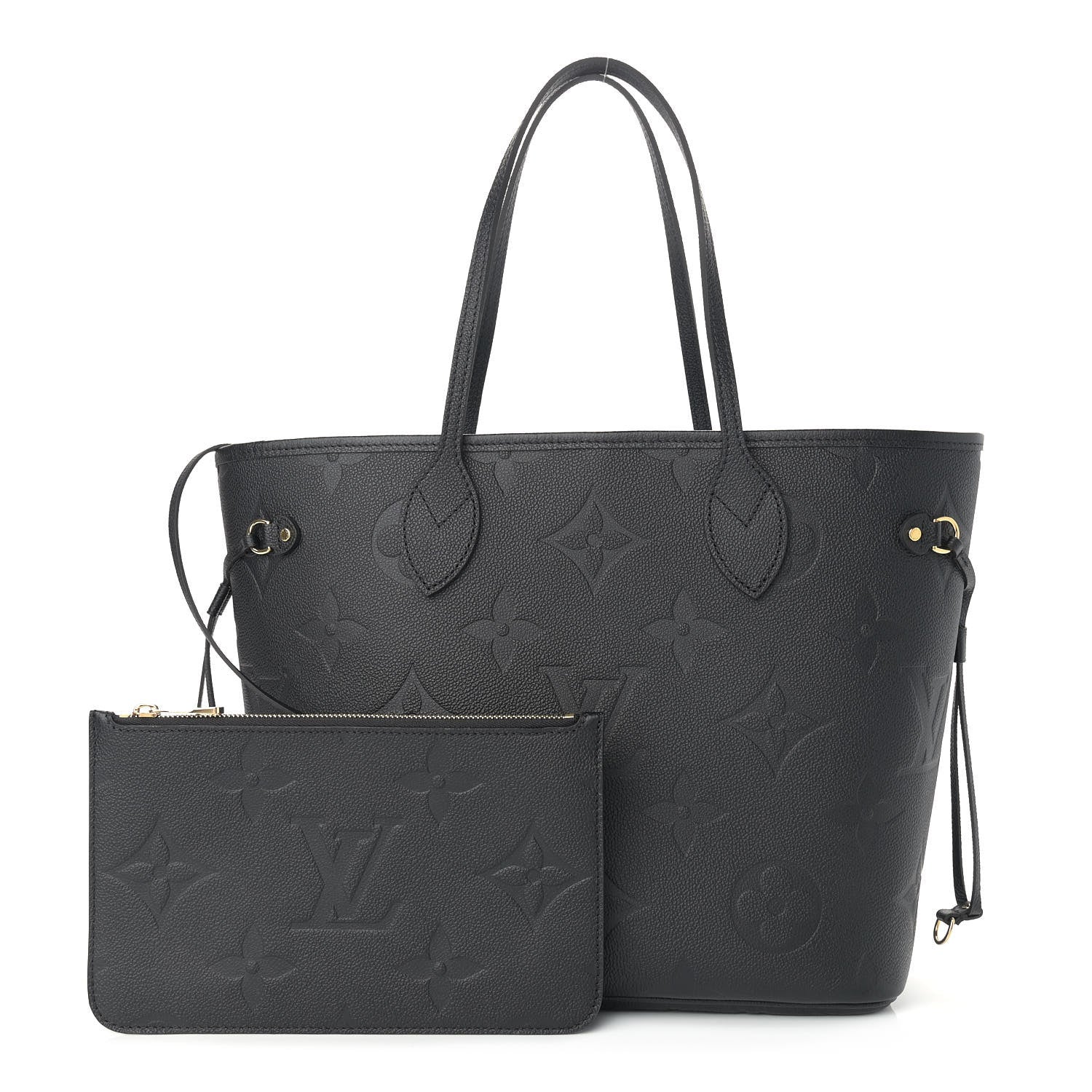 Louis Vuitton Empreinte Monogram Giant Neverfull MM Black 1 of 10