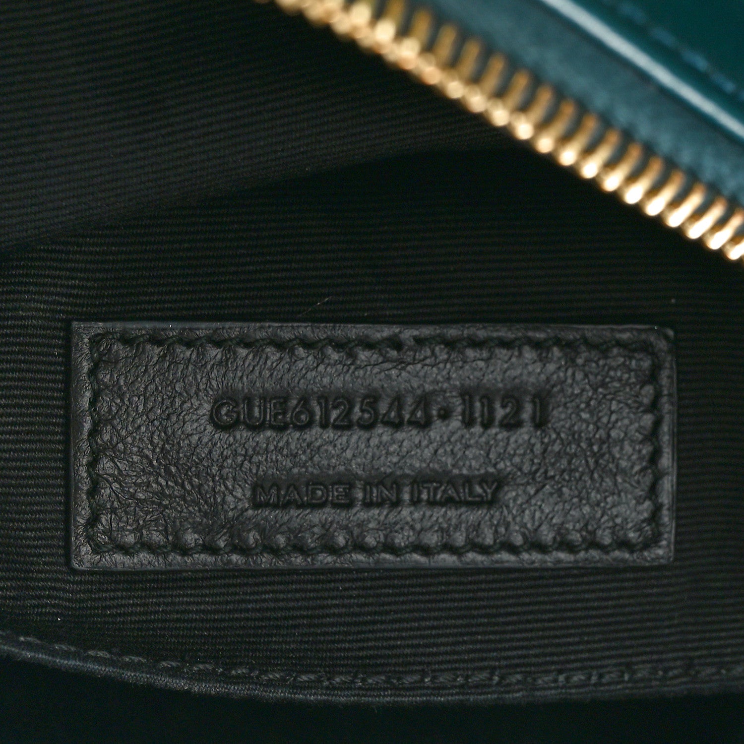 Saint Laurent Calfskin Matelasse Monogram Lou Camera Bag Sea Turquoise 7 of 10