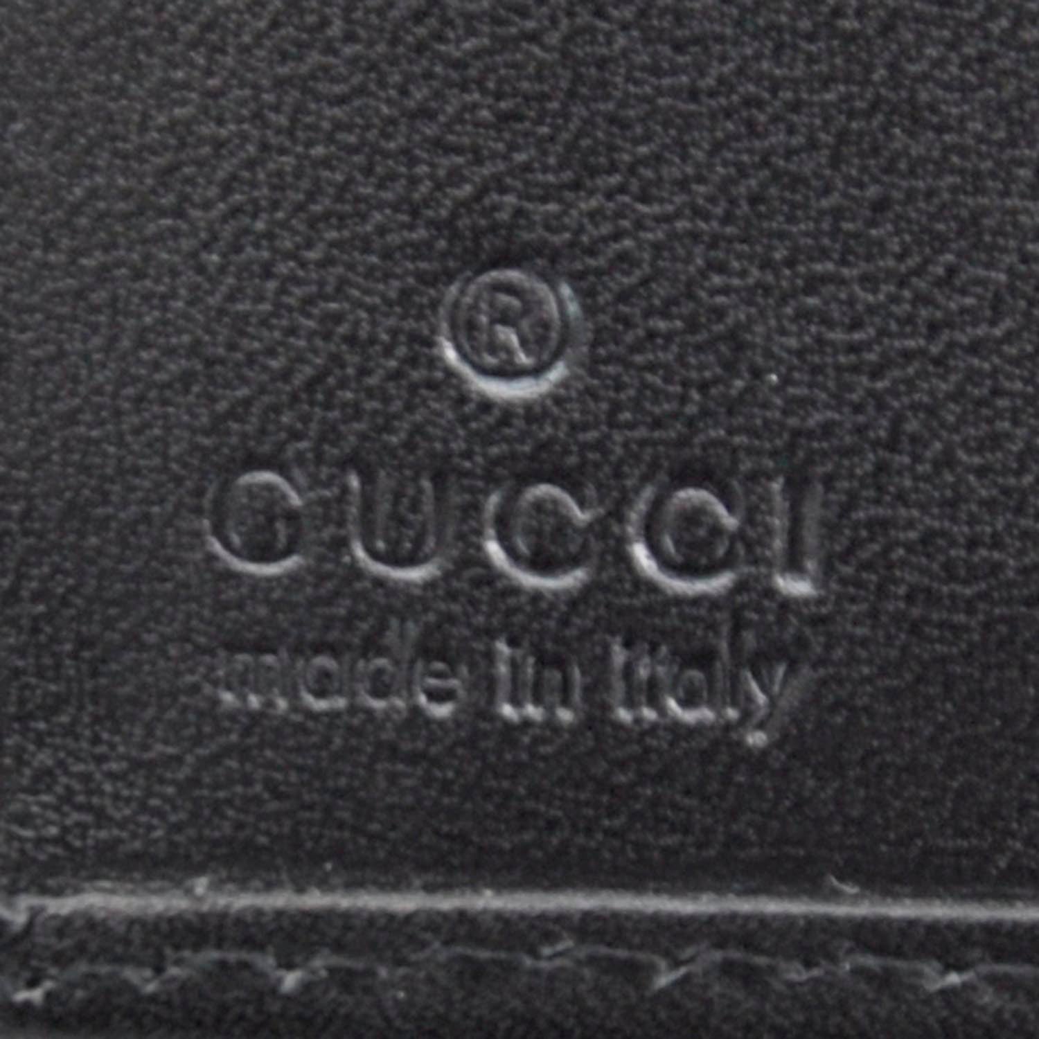 Gucci Monogram Tiger Head Compact Wallet Black 8 of 9