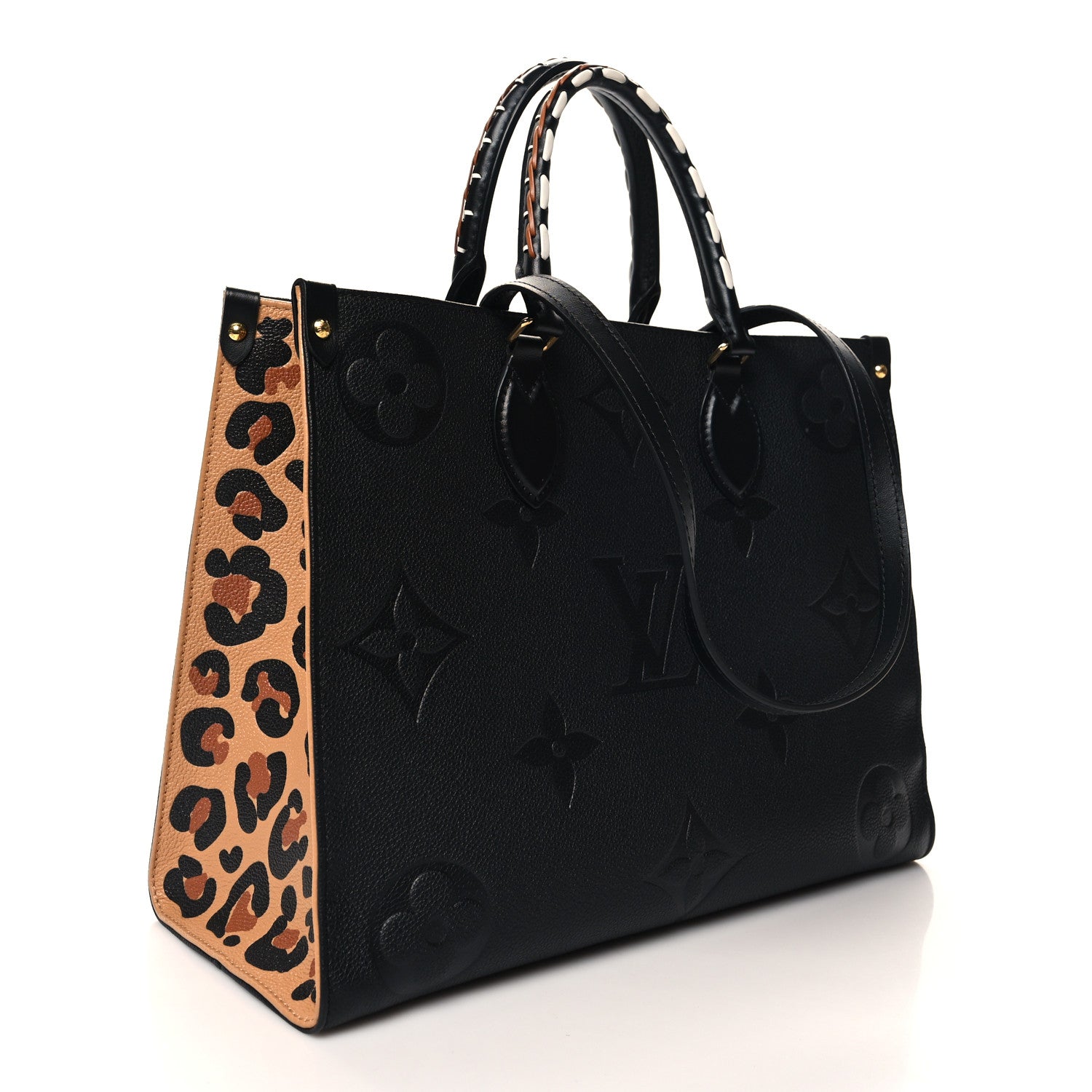Louis Vuitton Empreinte Monogram Giant Wild At Heart Onthego MM Black 3 of 11