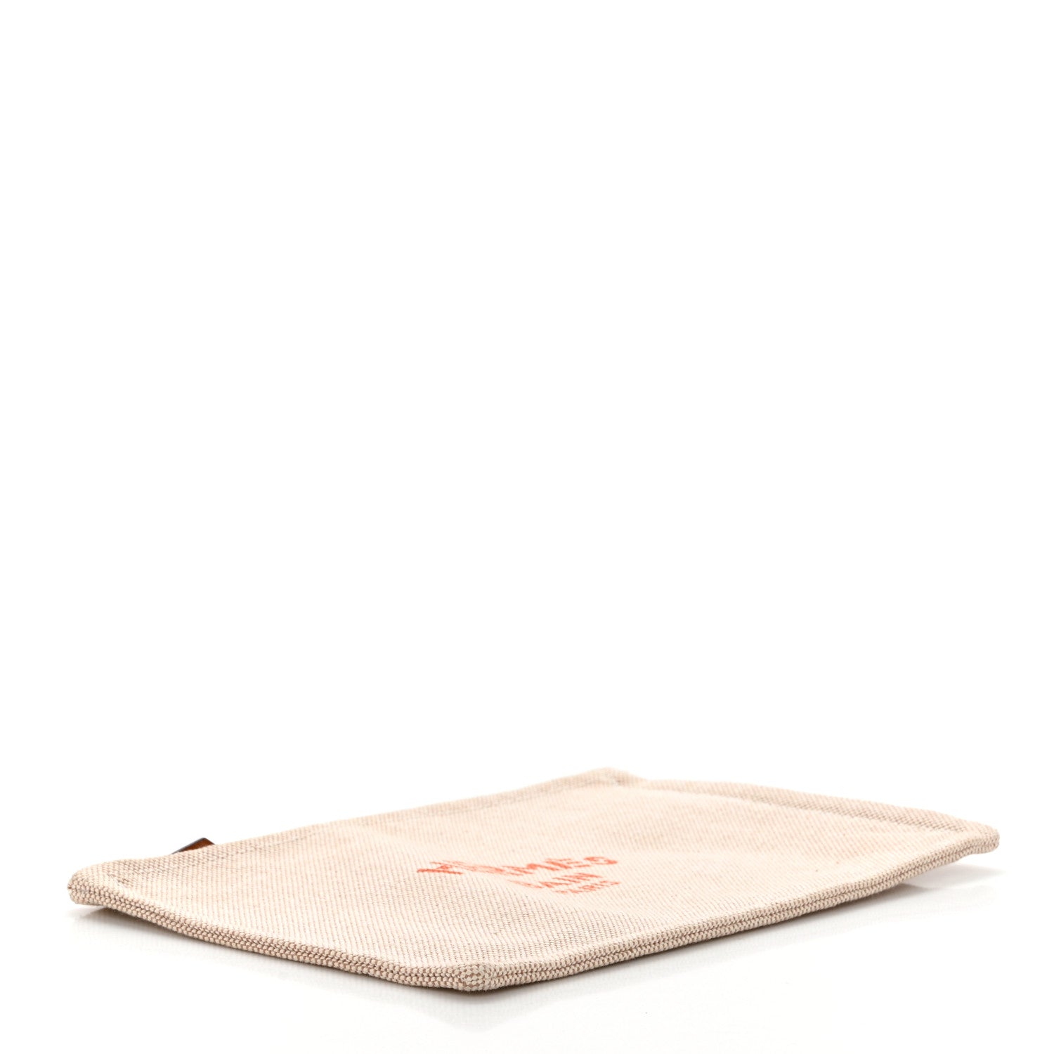 Hermes Toile Flat Yachting Pouch Orange 4 of 8