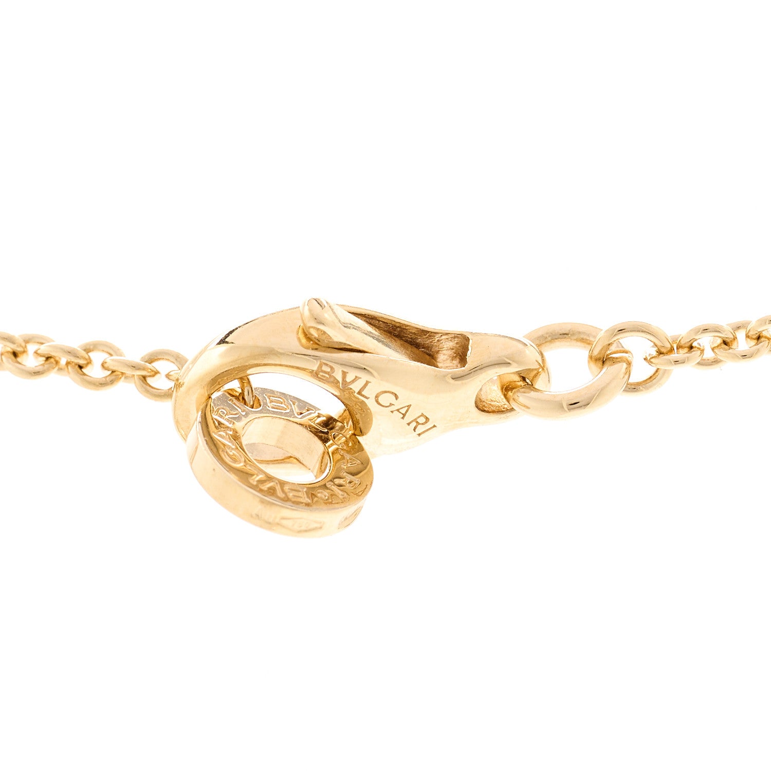 Bulgari 18K Yellow Gold B.Zero1 Pendant Necklace 4 of 4