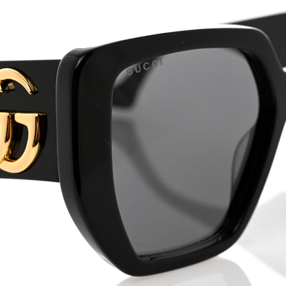 Gucci Acetate Square Frame Sunglasses GG0956S Black 7 of 8