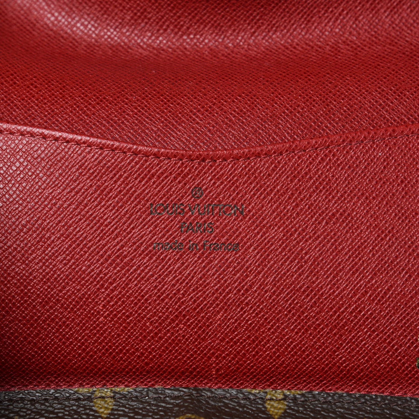 Monogram Josephine Wallet Red