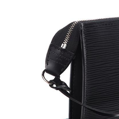 Louis Vuitton Epi Pochette Accessories 24 Black 5 of 6