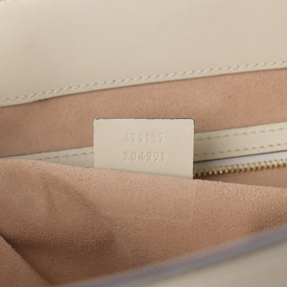 Gucci GG Supreme Monogram Medium Padlock Tote White 6 of 10