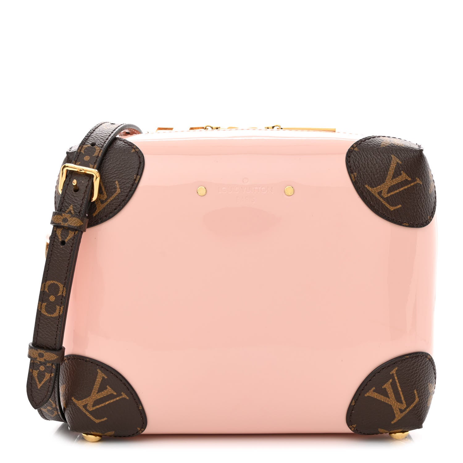 Louis Vuitton Patent Miroir Venice Rose Ballerine 1 of 12