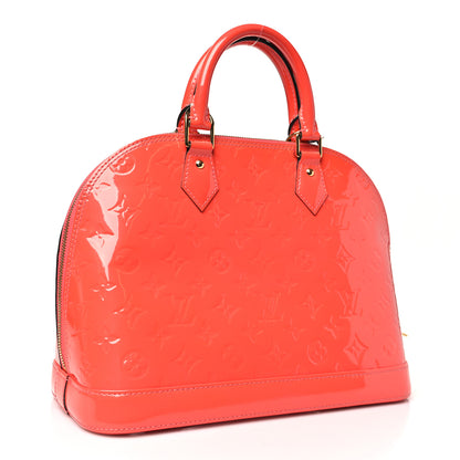 Louis Vuitton Vernis Alma PM Rose Litchi 3 of 11