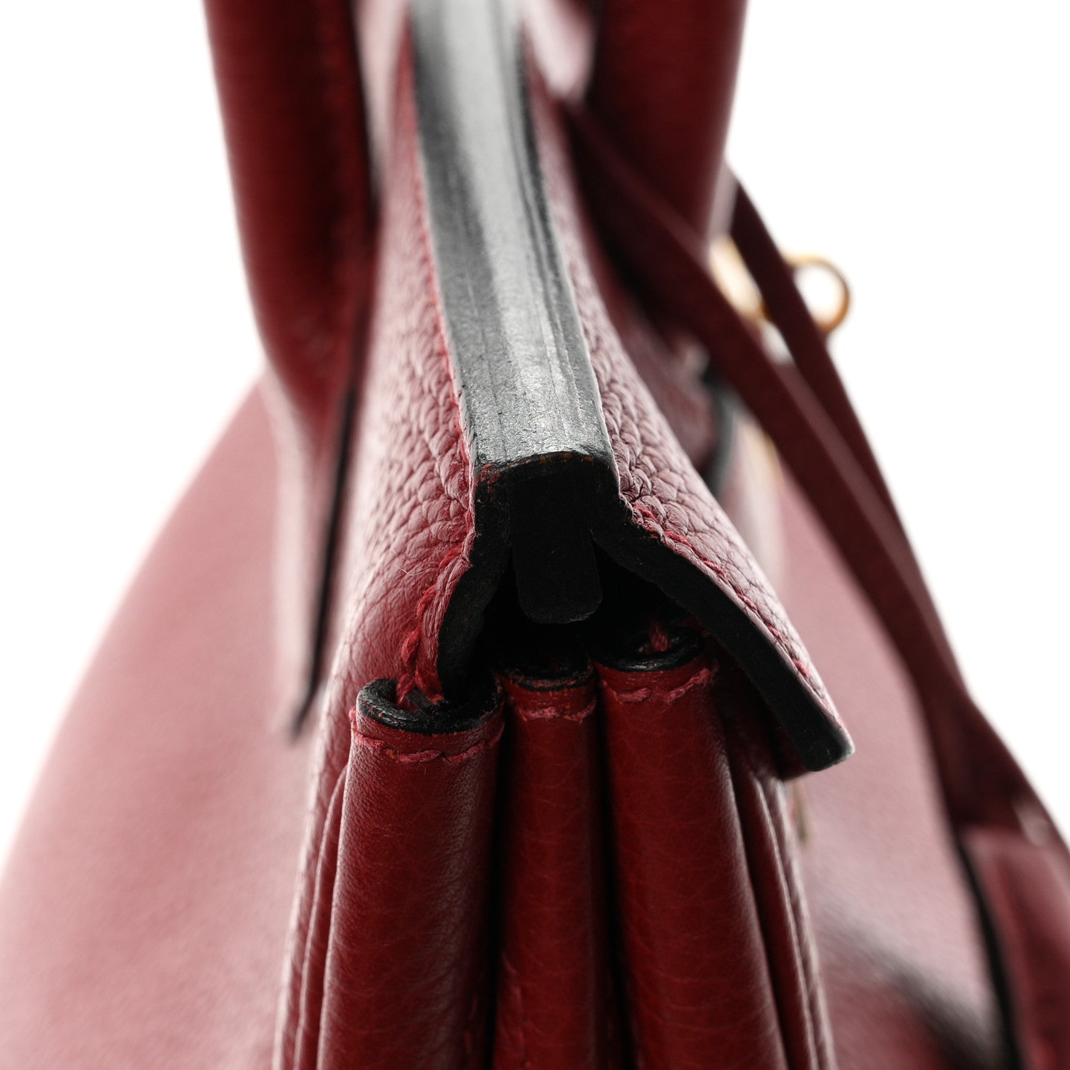 Hermes Taurillon Clemence Birkin 30 Rouge H 13 of 13