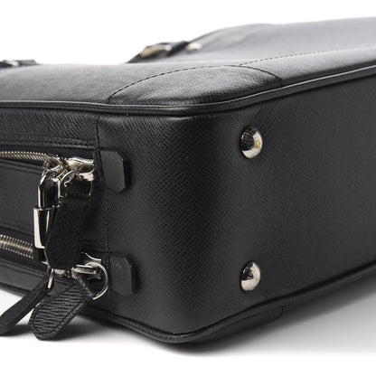 Louis Vuitton Taiga Alexander Briefcase Black 5 of 9