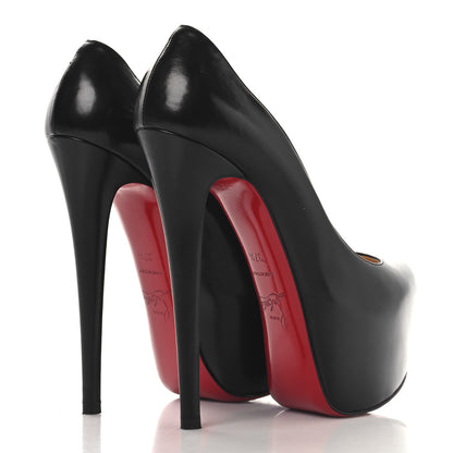 Christian Louboutin Kid Daffodile 160 Pumps 37.5 Black 5 of 9