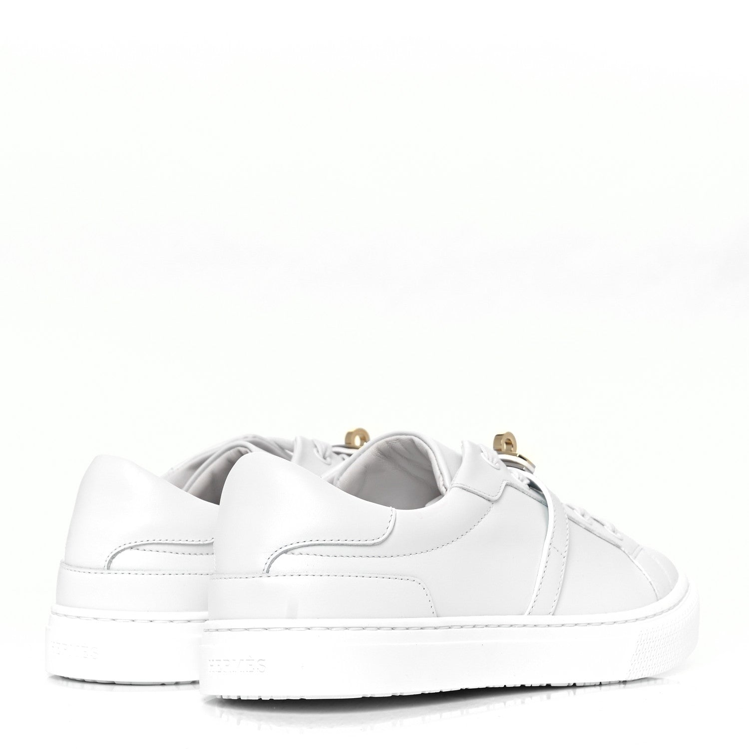 Hermes Calfskin Day Sneakers 37 White 4 of 8