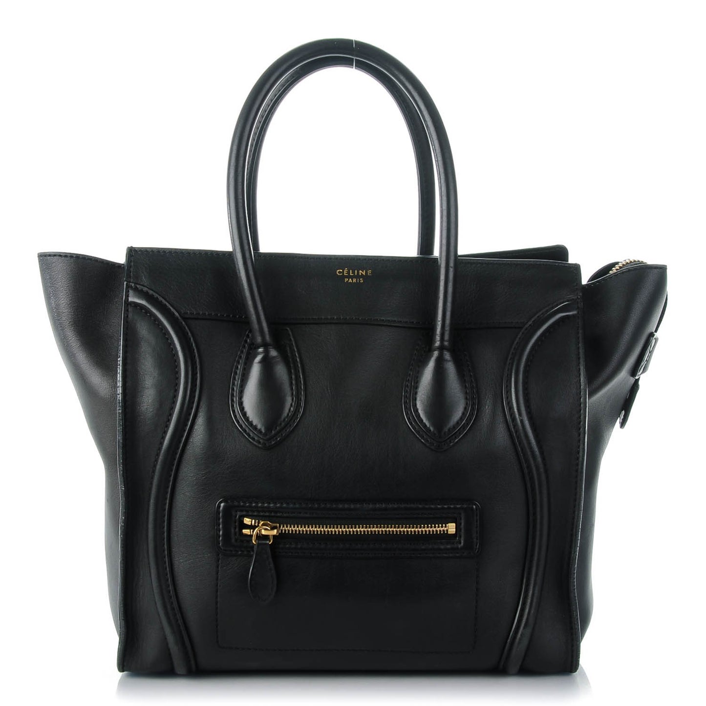 Smooth Calfskin Mini Luggage Black