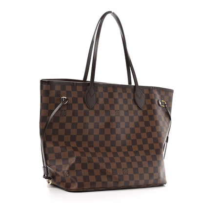 Louis Vuitton Damier Ebene Neo Neverfull MM Rose Ballerine 4 of 12
