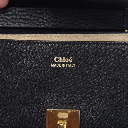Chloe Grained Lambskin Mini Drew Shoulder Bag Black 8 of 9