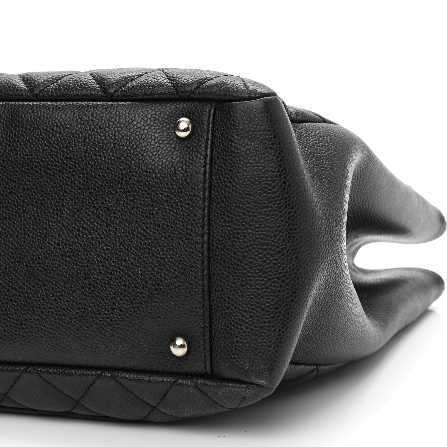 Chanel Caviar Quilted XL Grand Shopping Tote GST Black 10 of 12
