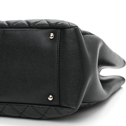 Chanel Caviar Quilted XL Grand Shopping Tote GST Black 10 of 12