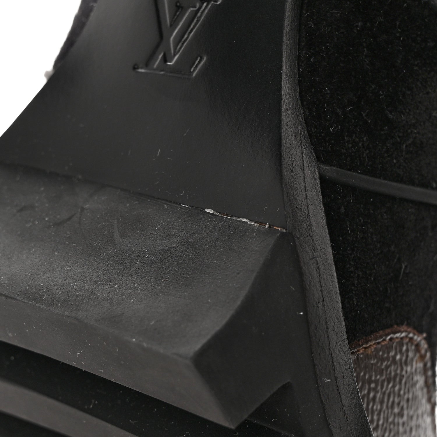 Louis Vuitton Suede Calfskin Monogram Star Trail Ankle Boots 38 Black 10 of 10