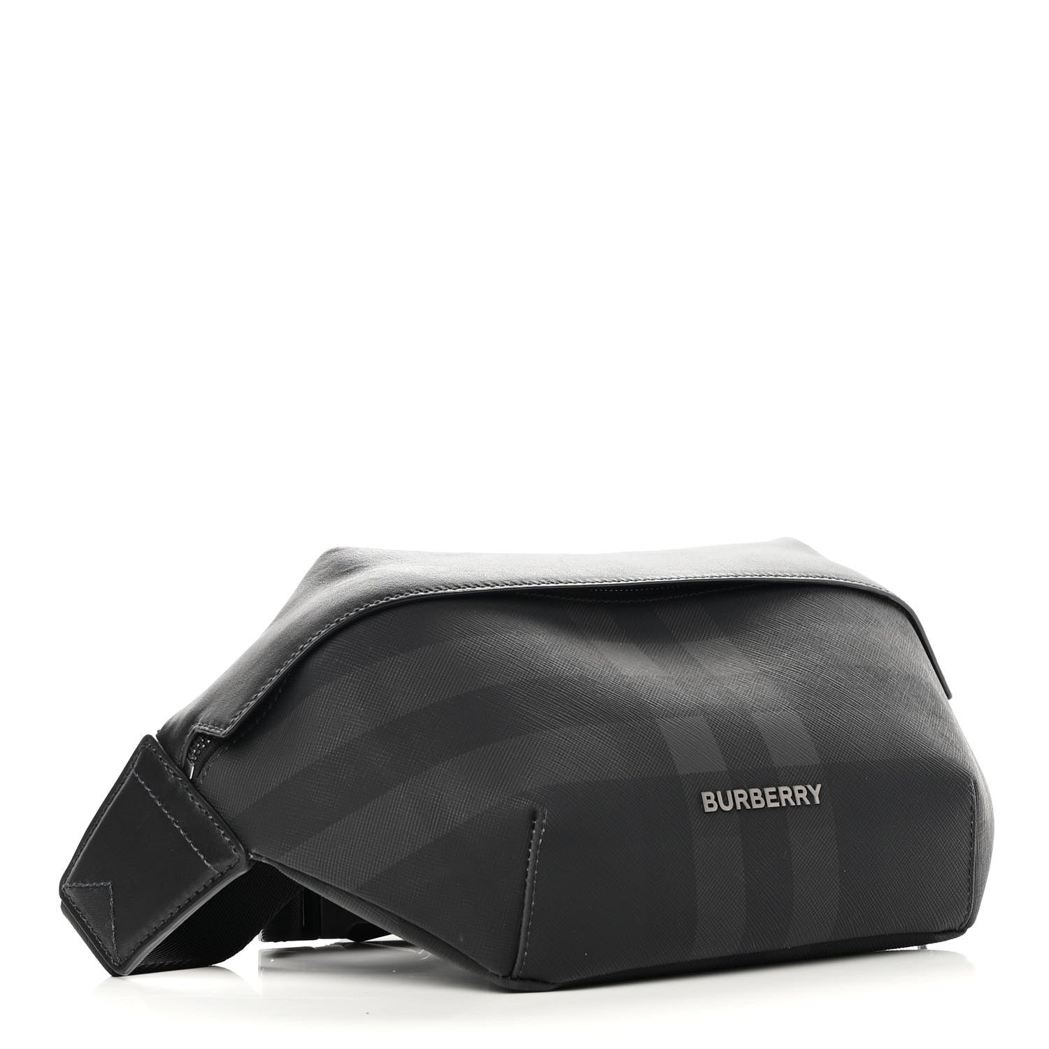 Burberry Charcoal Check Calfskin Sonny Bum Bag Charcoal 4 of 11