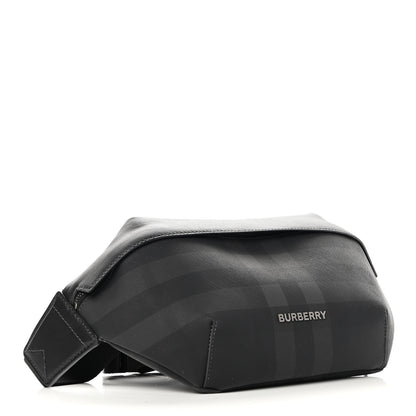 Burberry Charcoal Check Calfskin Sonny Bum Bag Charcoal 4 of 11