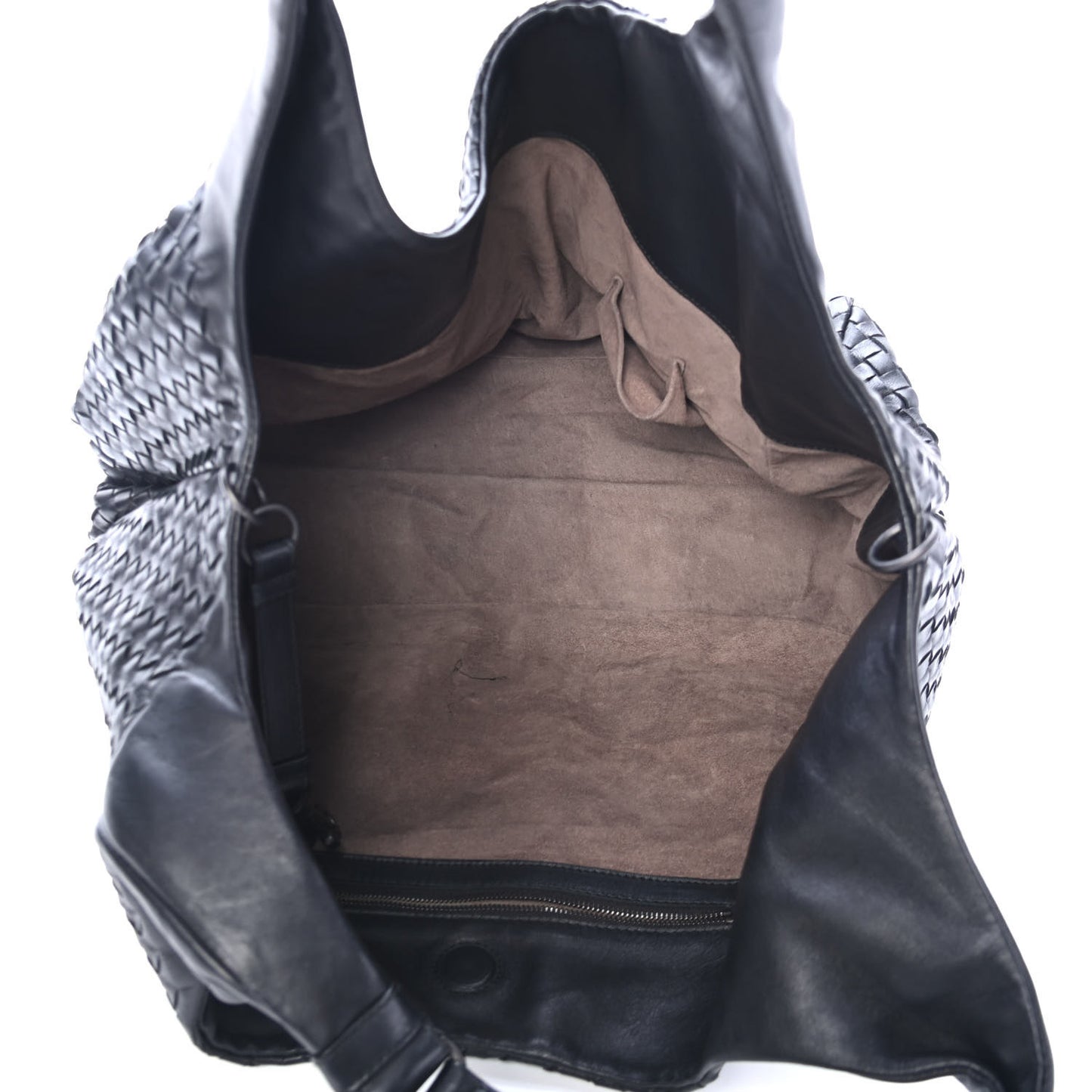 Nappa Intrecciato Large Campana Black