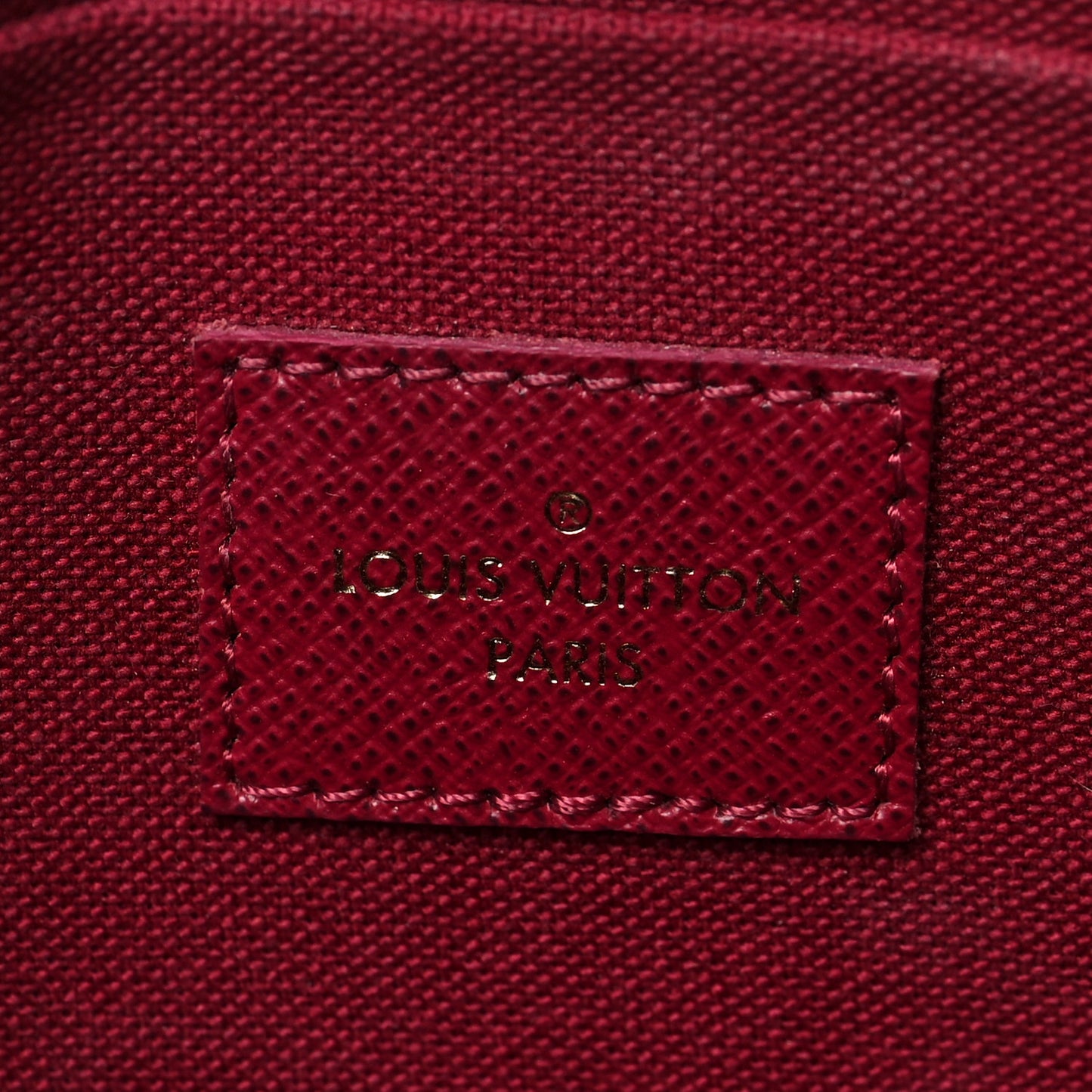 Monogram Pochette Felicie Chain Wallet Fuchsia