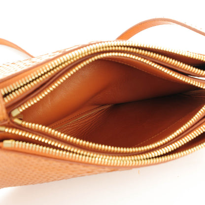 Celine Python Small Trio Crossbody Bag Tan 5 of 8