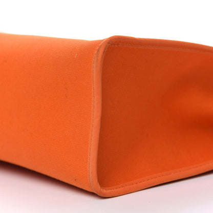 Hermes Vache Hunter Toile Herbag Zip 31 PM Orange 7 of 8