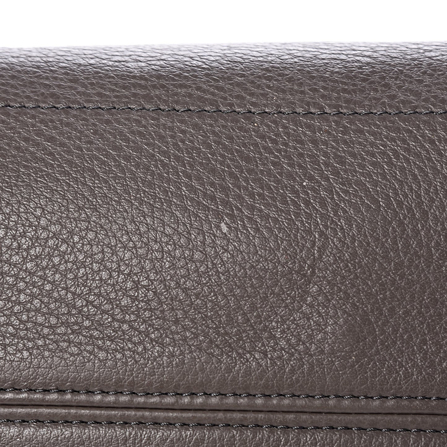Grained Calfskin Alix Padlock Zip Tote Graphite
