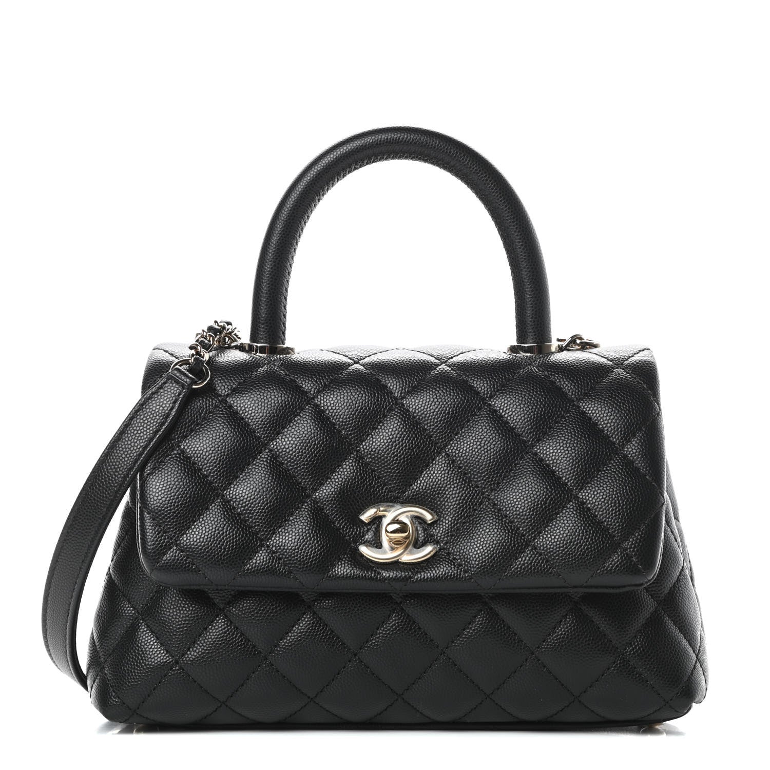 Chanel Caviar Quilted Mini Coco Handle Flap Black 1 of 11