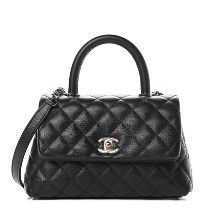 Chanel Caviar Quilted Mini Coco Handle Flap Black 1 of 11