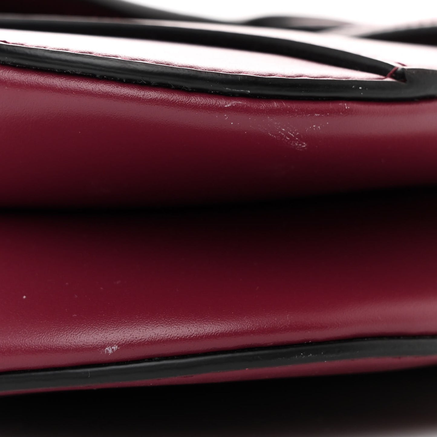 Supple Calfskin Mini Saddle Bag With Strap Purple