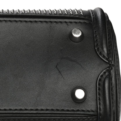 Alexander McQueen Calfskin Studded Mini Heroine Top Handle Bag Black 10 of 35