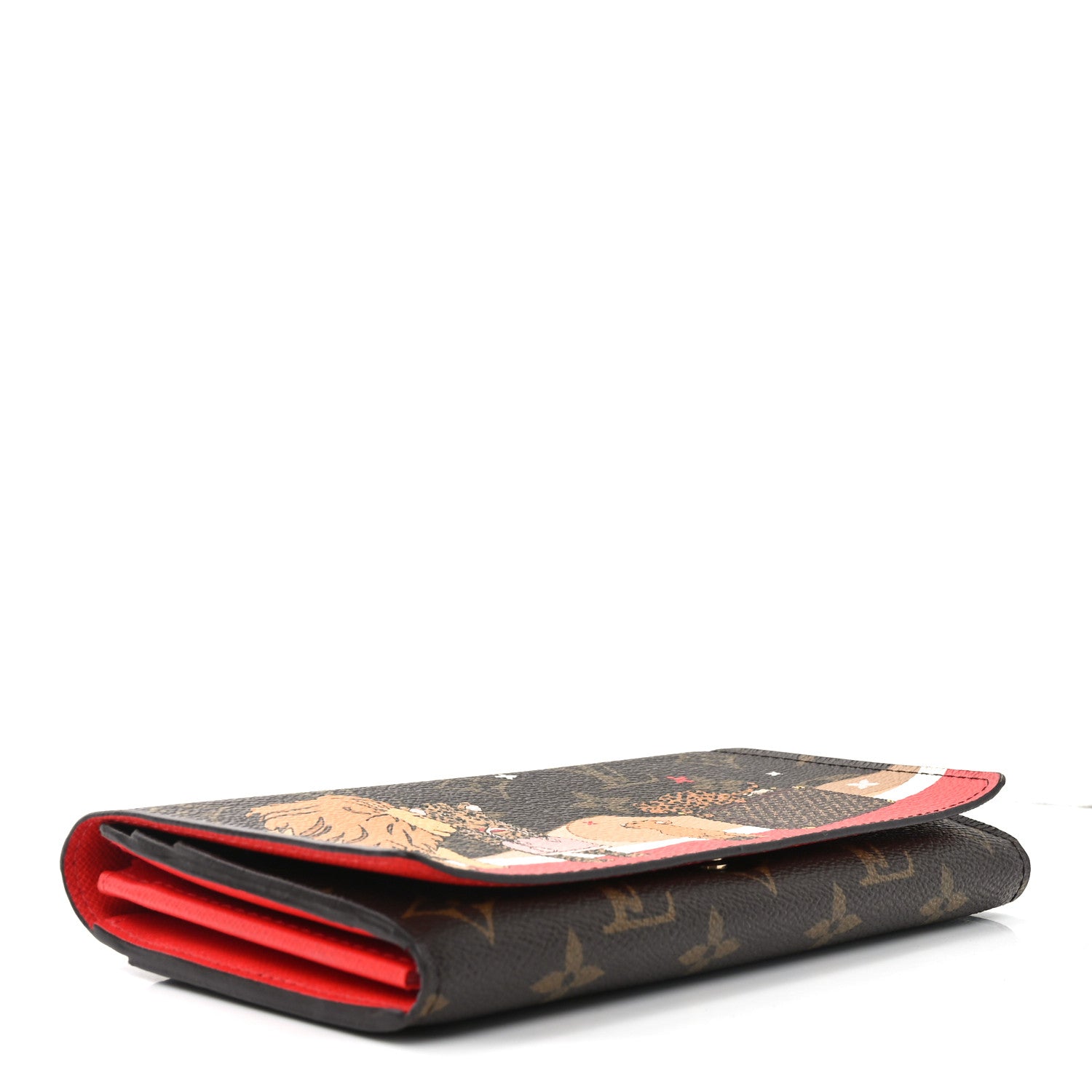 Louis Vuitton Monogram 2018 Christmas Animation Sarah Wallet 4 of 6