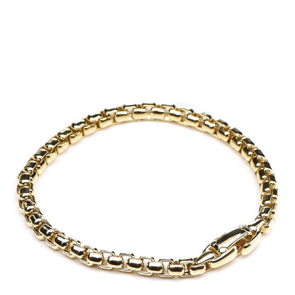 David Yurman 18K Yellow Gold 5mm Box Chain Bracelet 1 of 4
