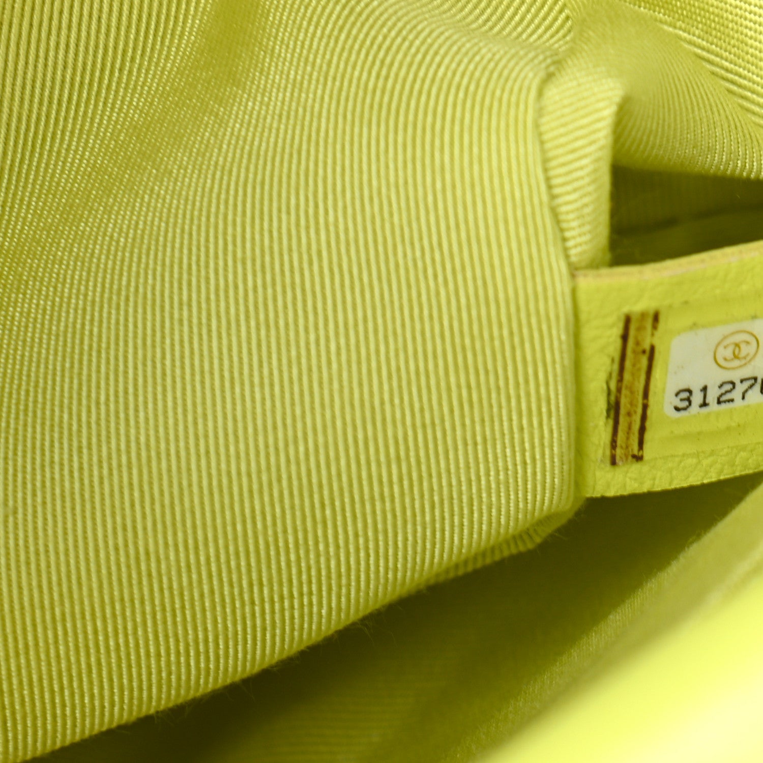 Chanel Shiny Lambskin Quilted Medium Chanel 19 Flap Neon Yellow 7 of 16