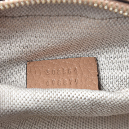 Gucci Pebbled Calfskin Small Soho Disco Bag Camelia 7 of 9