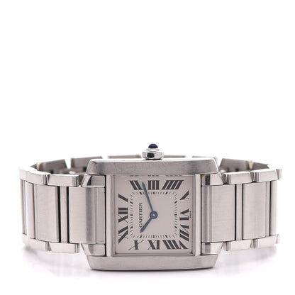 Cartier Stainless Steel 25mm Tank Francaise Quartz Watch 3 of 5