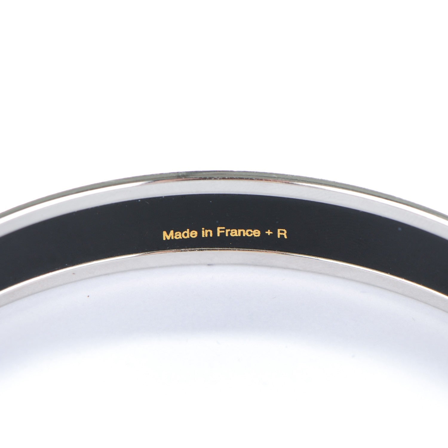 Hermes Enamel Printed Narrow Bracelet 70 4 of 5