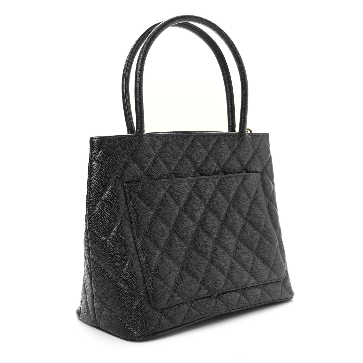 Chanel Caviar Quilted Medallion Tote Black 2 of 9