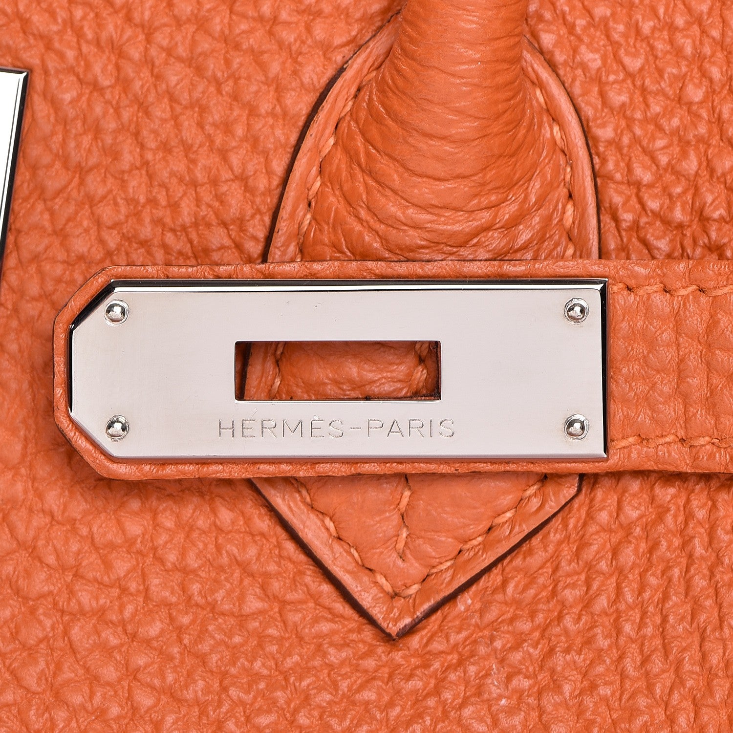 Hermes Togo Birkin 35 Orange 7 of 33