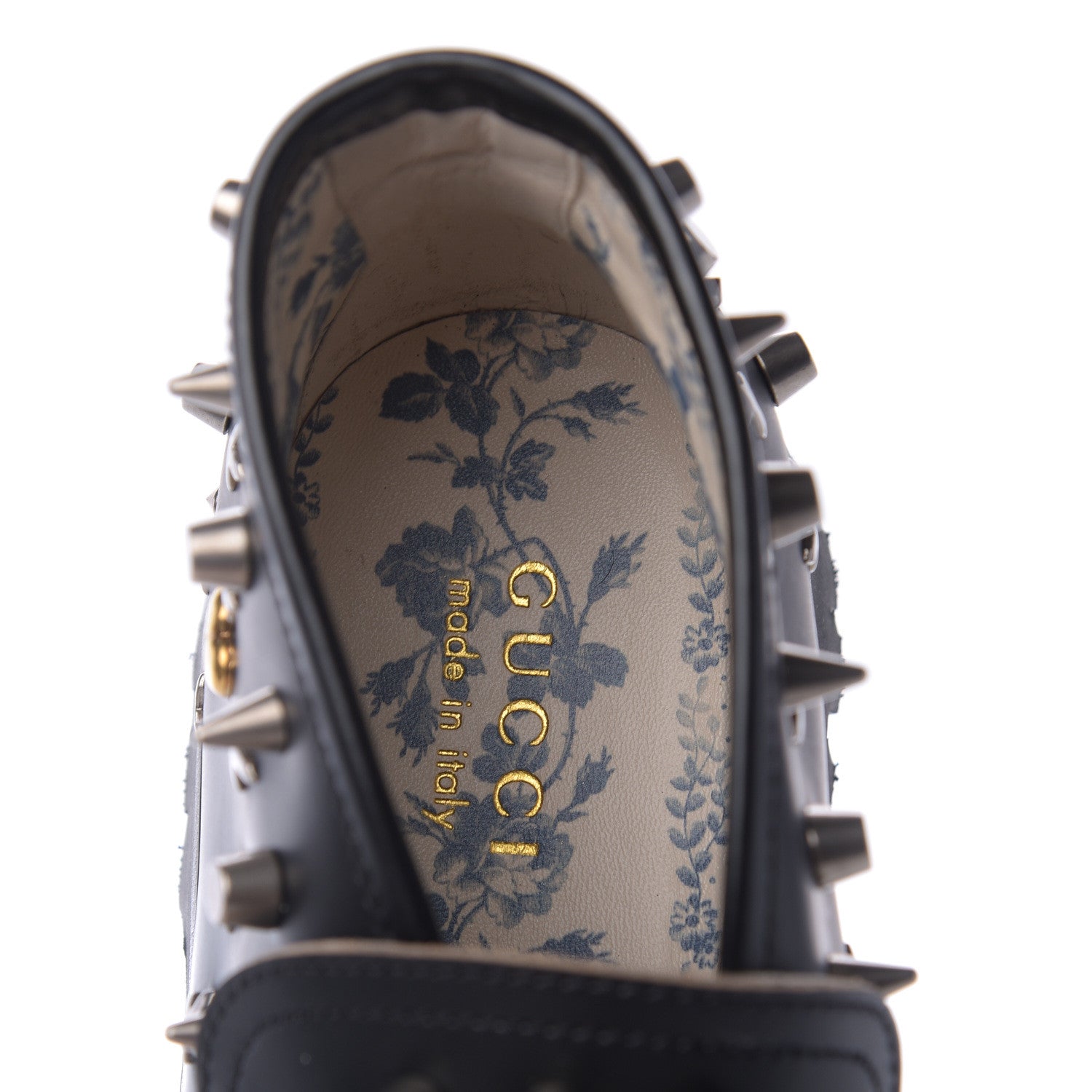 Gucci Cordovan Lux Studded Mens Harald Horsebit Ankle Boots 10 Black 7 of 10