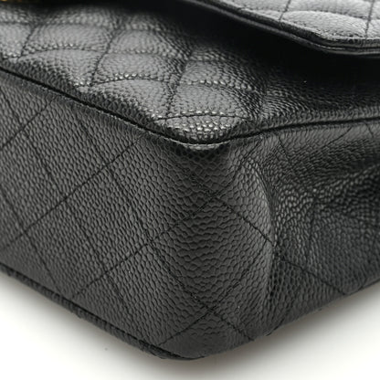 Chanel Caviar Quilted Medium Double Flap Black 9 of 9