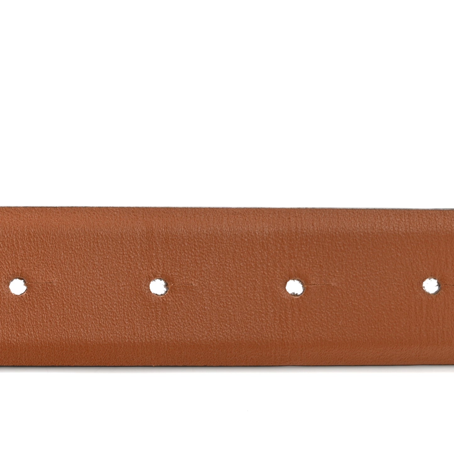Glossy Calfskin VLogo Reversible 30mm Belt 85 34 Saddle Brown Black