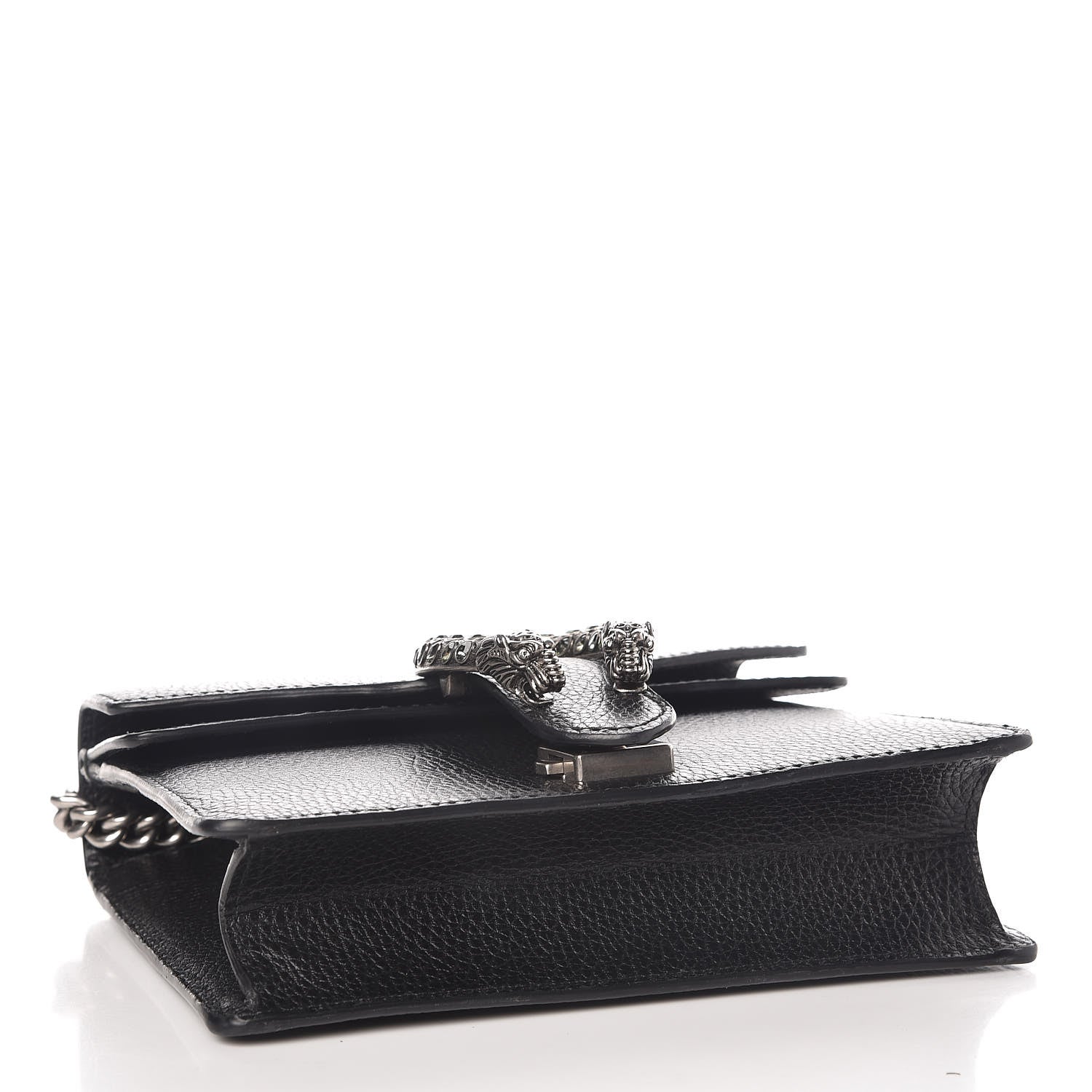 Gucci Calfskin Mini Dionysus Shoulder Bag Black 4 of 9